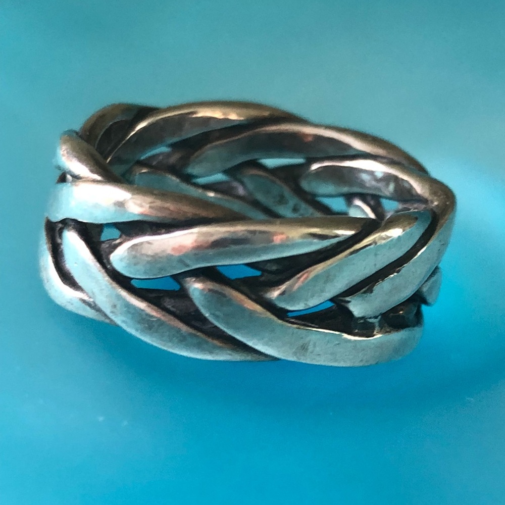 Silpada Sterling Silver Braided Ring